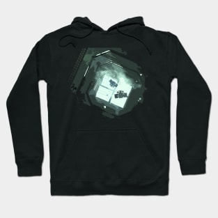 Abstract Drones Searching Hoodie